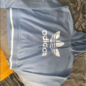 cropped adidas hoodie